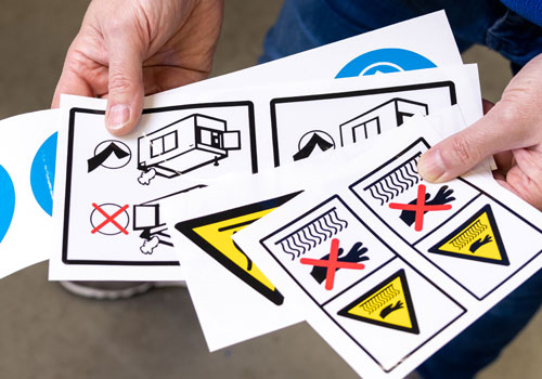 Stickers voor de industrie